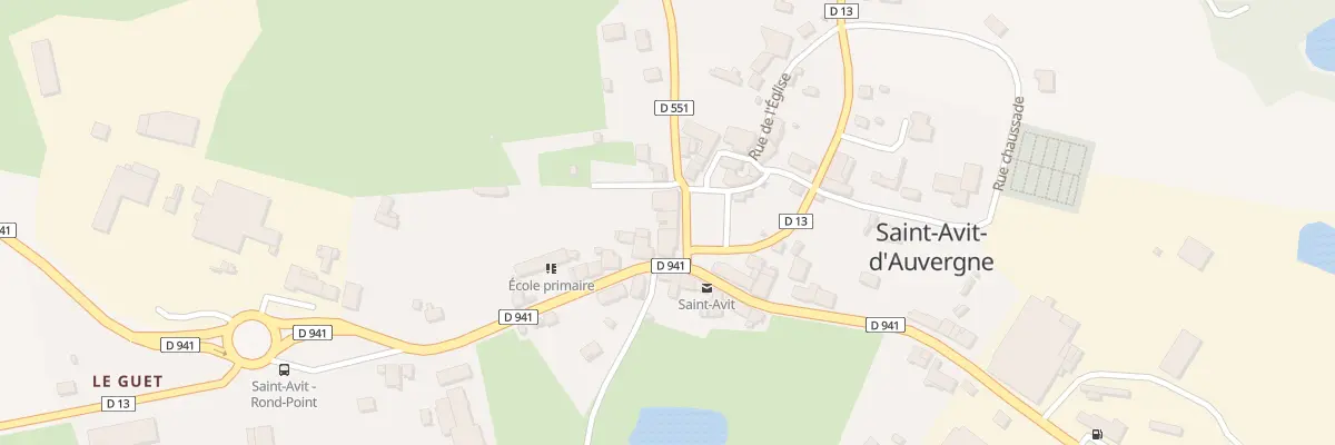 Plan du 5011 Le Bourg à Saint-Avit-d’Auvergne