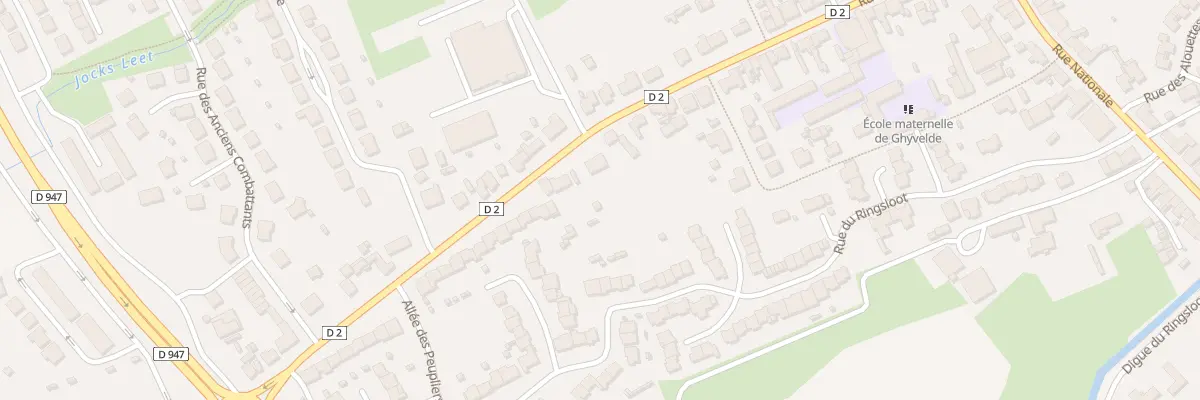 Plan du 43B Rue des Ecoles à Ghyvelde