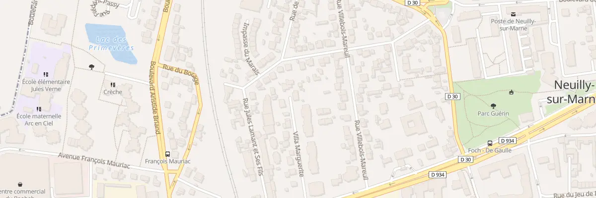 Plan du 12 Vla Marguerite à Neuilly-sur-Marne