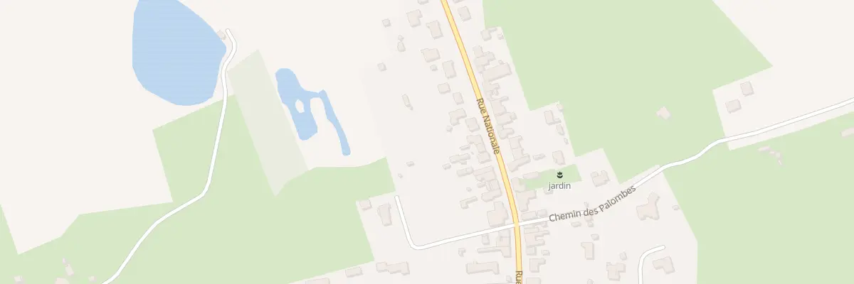 Plan du 16E Rue Nationale Ghyvelde à Ghyvelde