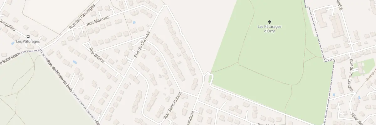 Plan du 16 Rue du Stade à Orry-la-Ville