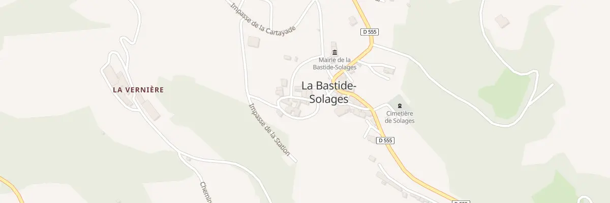 Plan du 5177 Solages à La Bastide-Solages