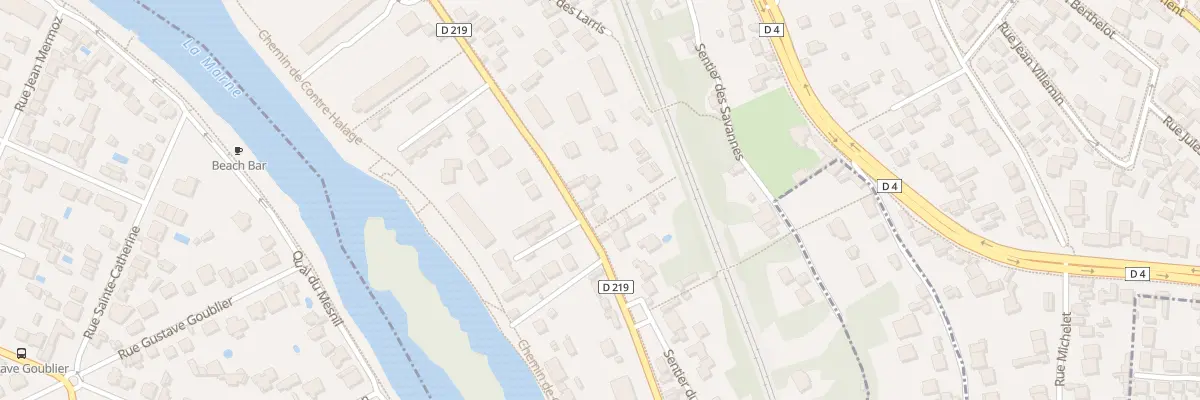 Plan du 129 Rue de Musselburgh à Champigny-sur-Marne