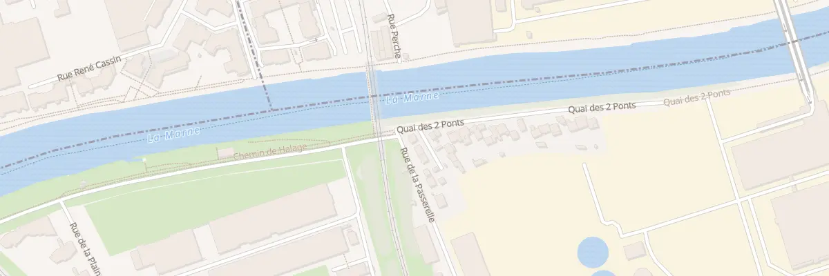 Plan du 1 Quai des Deux Ponts à Noisy-le-Grand