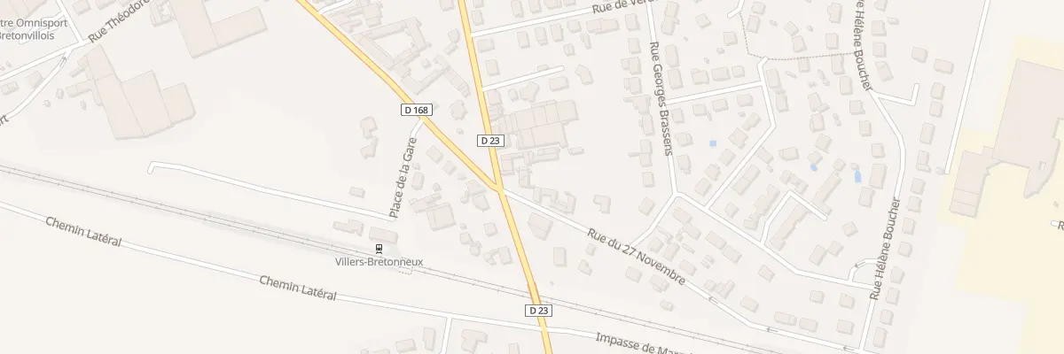 Plan du 123 Rue de Montdidier à Villers-Bretonneux