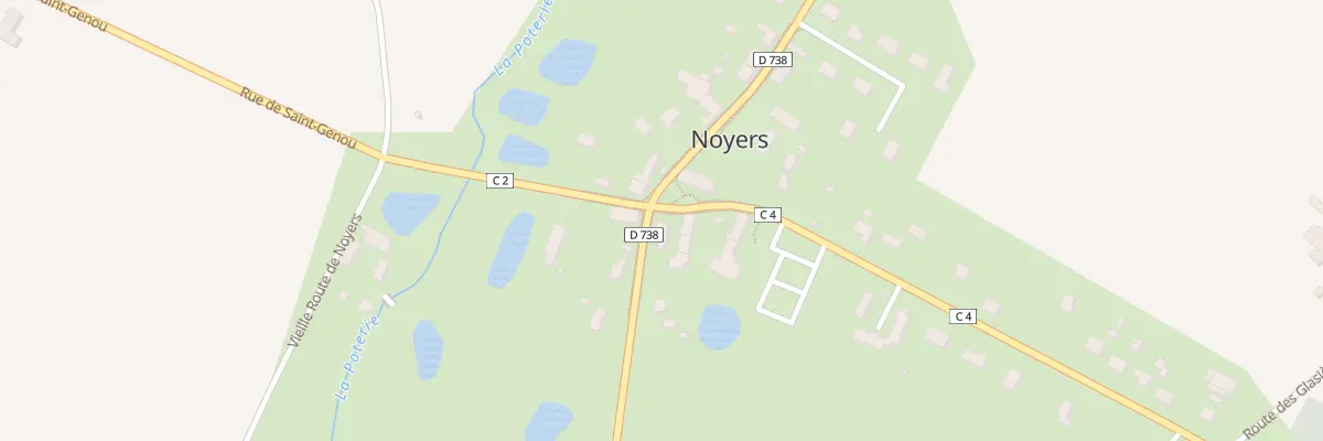 Plan du 2 Rue des Genièvres à Noyers