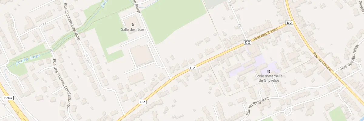 Plan du 26 Rue des Ecoles à Ghyvelde