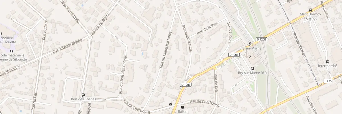 Plan du 46 Rue du Mal Joffre à Bry-sur-Marne