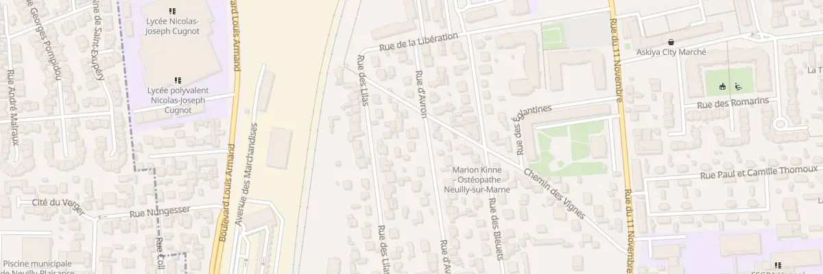 Plan du 35 Rue d’Avron à Neuilly-sur-Marne