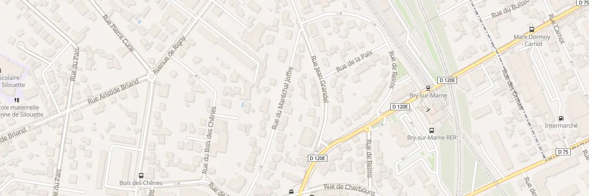Plan du 48B Rue du Mal Joffre à Bry-sur-Marne
