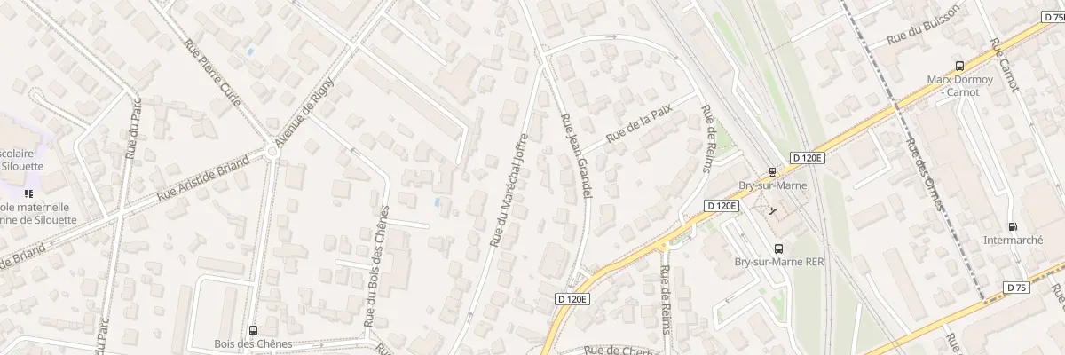 Plan du 50 Rue du Mal Joffre à Bry-sur-Marne