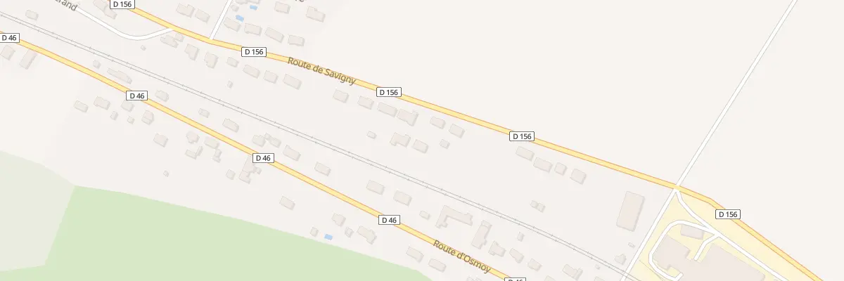 Plan du 28D Rte de Savigny à Moulins-sur-Yèvre