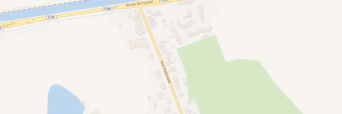 Plan du 13T Rue Nationale Ghyvelde à Ghyvelde