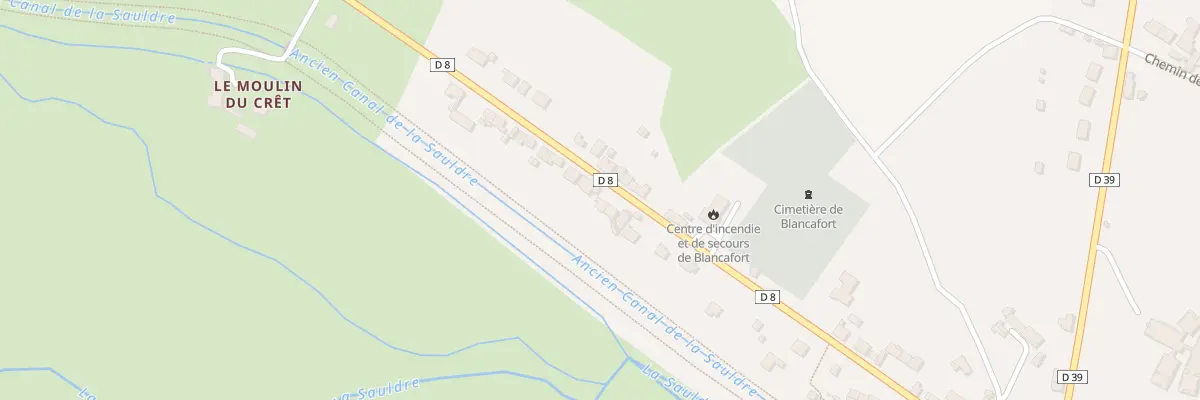 Plan du 21 Rte d’Argent à Blancafort
