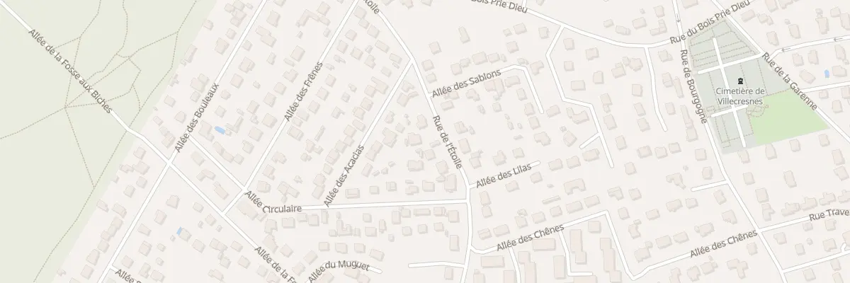 Plan du 55 Rue de l’Etoile à Villecresnes