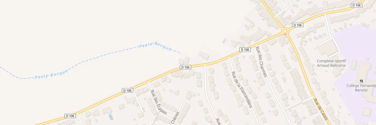Plan du 112 Rue de Sercus à Hazebrouck
