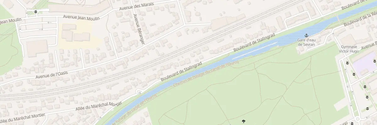 Plan du 78 Bd de Stalingrad à Sevran