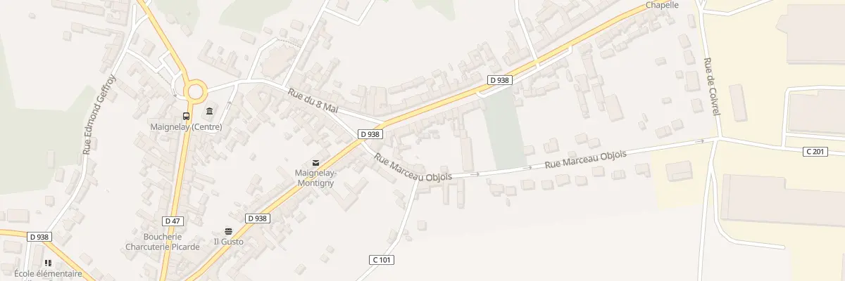 Plan du 96 Rue de la Madeleine à Maignelay-Montigny