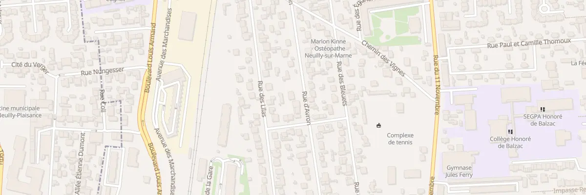 Plan du 19 Rue d’Avron à Neuilly-sur-Marne