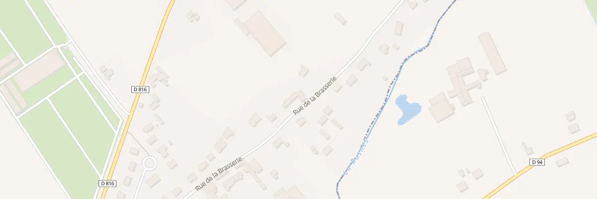 Plan du 409 Rue de la Brasserie à Busnes