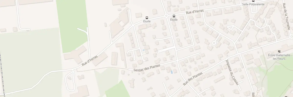 Plan du 6 All du Bois Moreau à Villecresnes