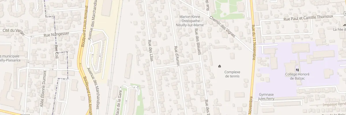 Plan du 17B Rue d’Avron à Neuilly-sur-Marne
