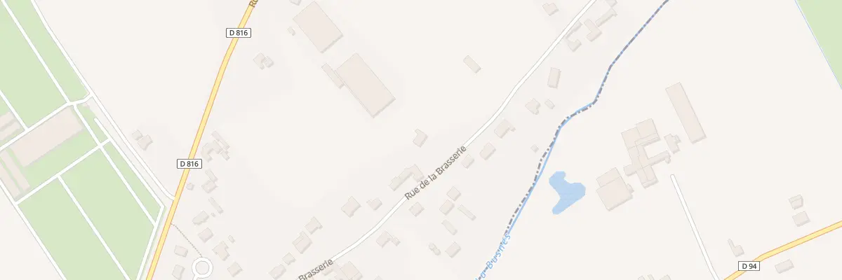 Plan du 447 Rue de la Brasserie à Busnes