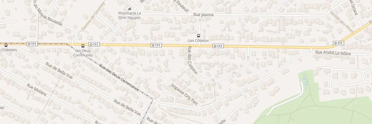 Plan du 2B Rue des Côteaux à Ormesson-sur-Marne