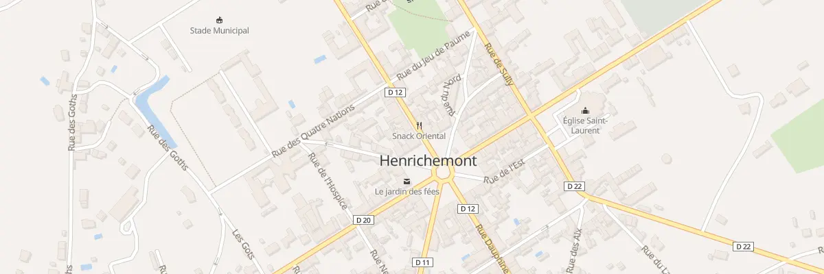Plan du 1A Rue Victor Hugo à Henrichemont