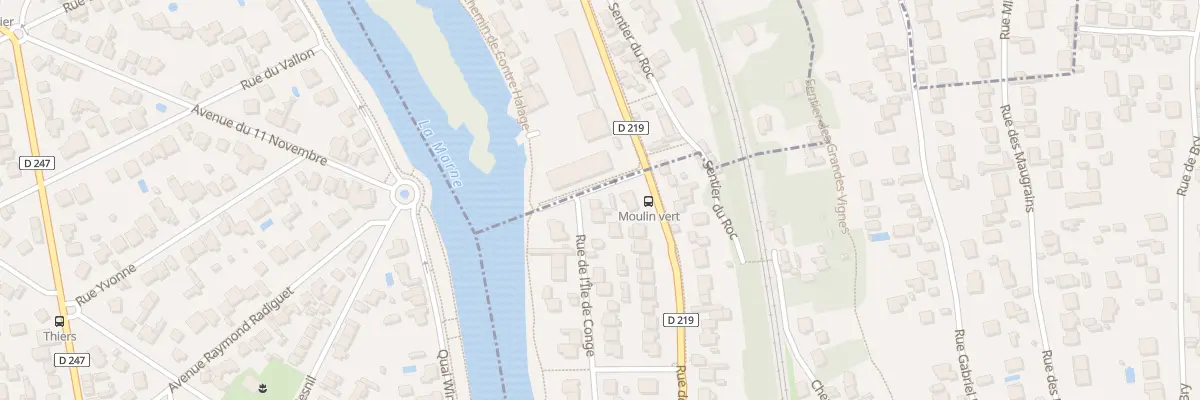 Plan du 1 Rue de l’Ile de Conge à Chennevières-sur-Marne