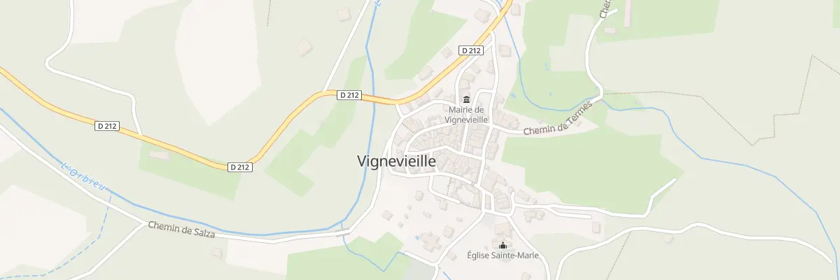 Plan du 13 Rue du Terrat à Vignevieille