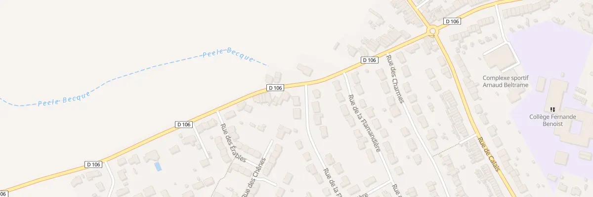 Plan du 41 Rue de la Flamandiere à Hazebrouck