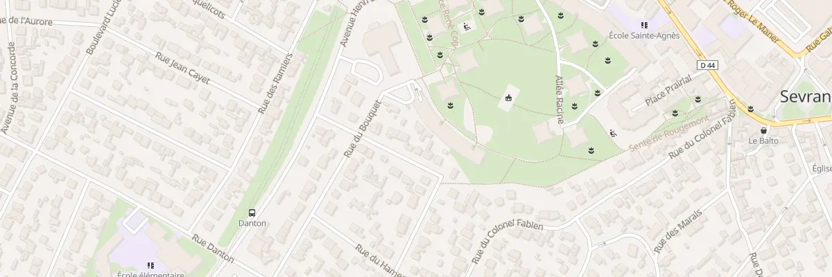 Plan du 34B Rue Gaston Lévy à Sevran