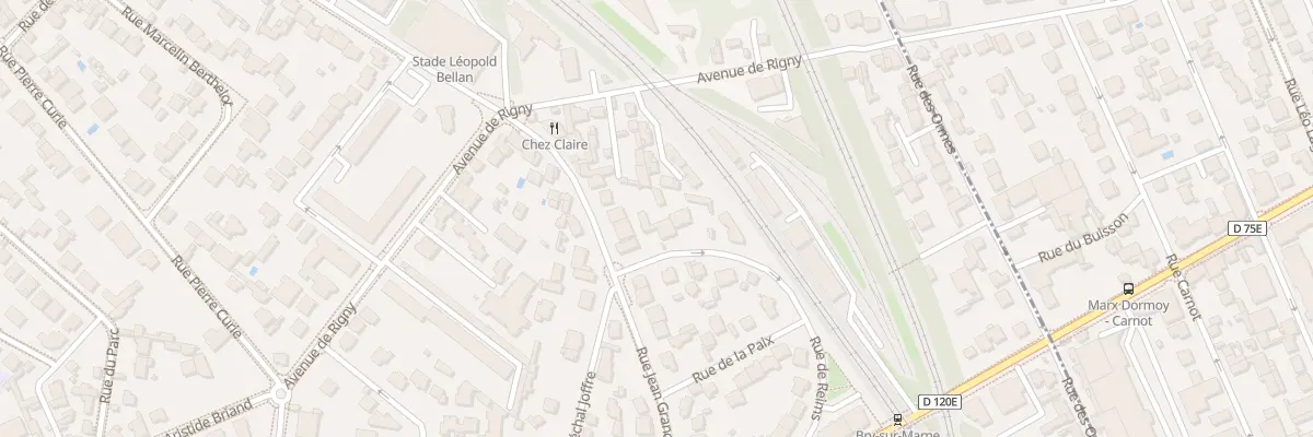 Plan du 27 Rue de Reims à Bry-sur-Marne