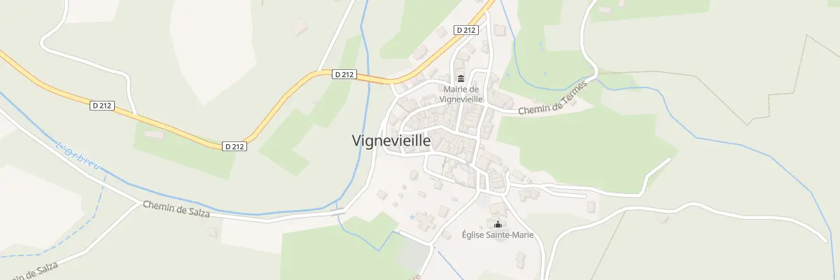 Plan du 14 Rue du Fer à Cheval à Vignevieille