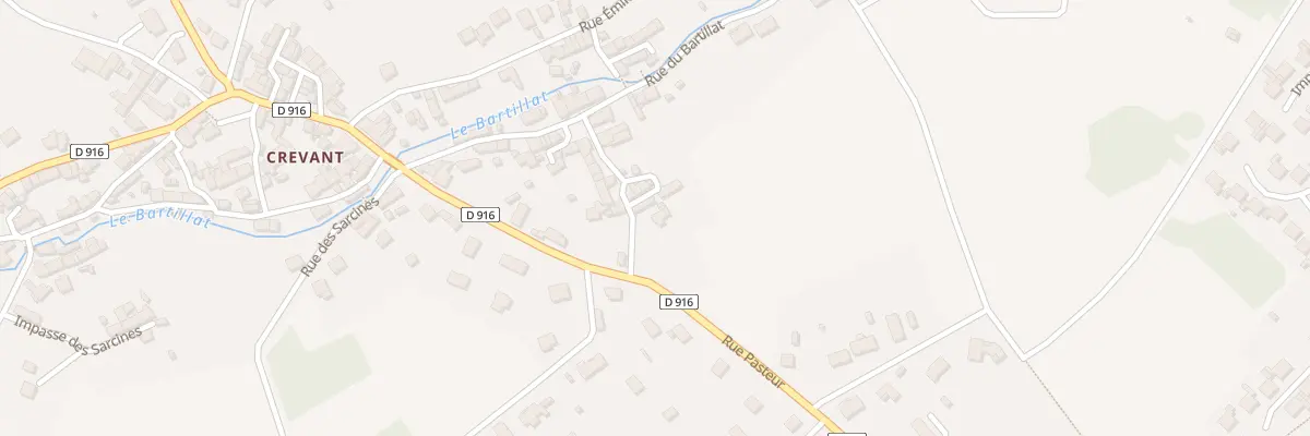Plan du 4 Rue Emile Cajat à Domérat