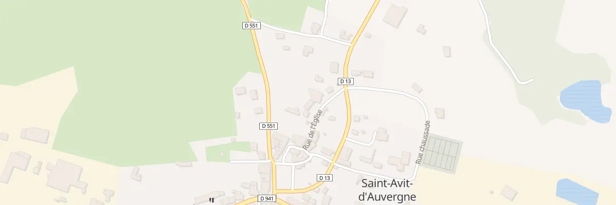 Plan du 5021 Le Bourg à Saint-Avit-d’Auvergne