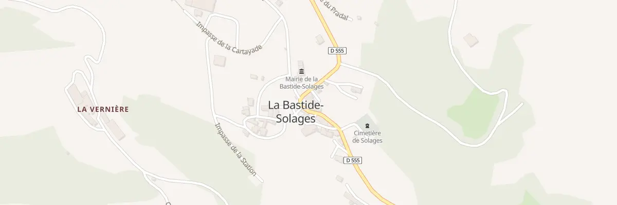 Plan du 5005 Solages à La Bastide-Solages