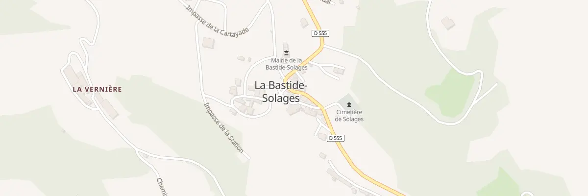 Plan du 5013 Solages à La Bastide-Solages