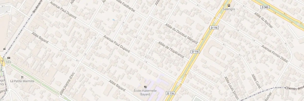 Plan du 6 All de l’Espérance à Livry-Gargan