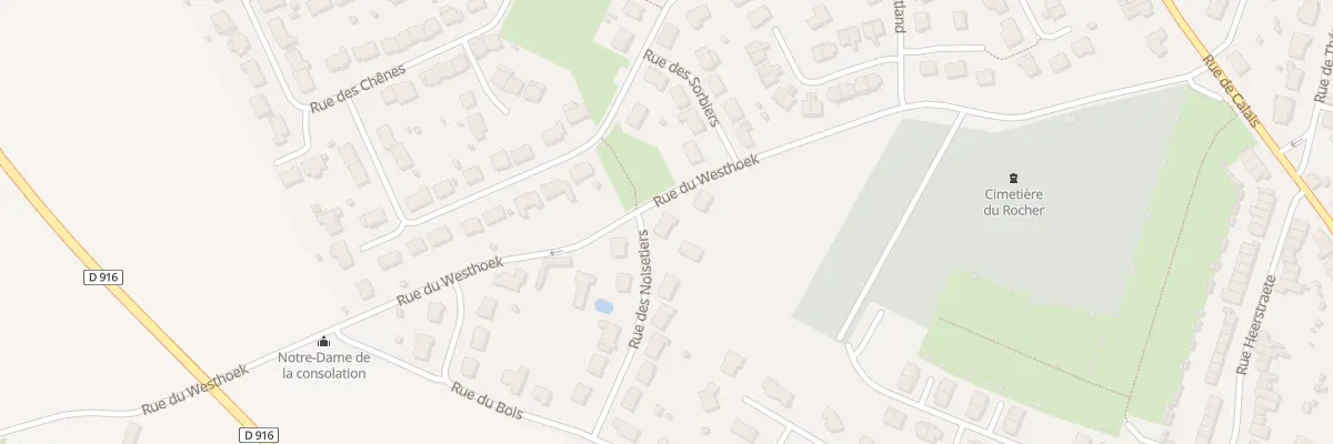 Plan du 1 Rue des Noisetiers à Hazebrouck