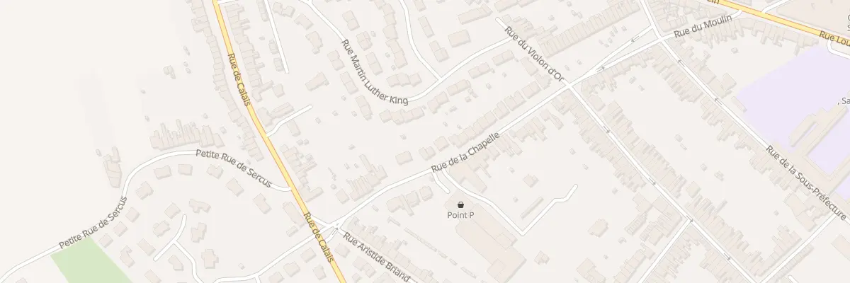 Plan du 76 Rue de la Chapelle à Hazebrouck