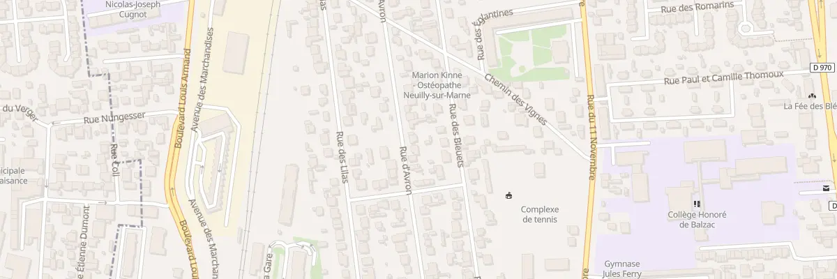 Plan du 24 Rue d’Avron à Neuilly-sur-Marne