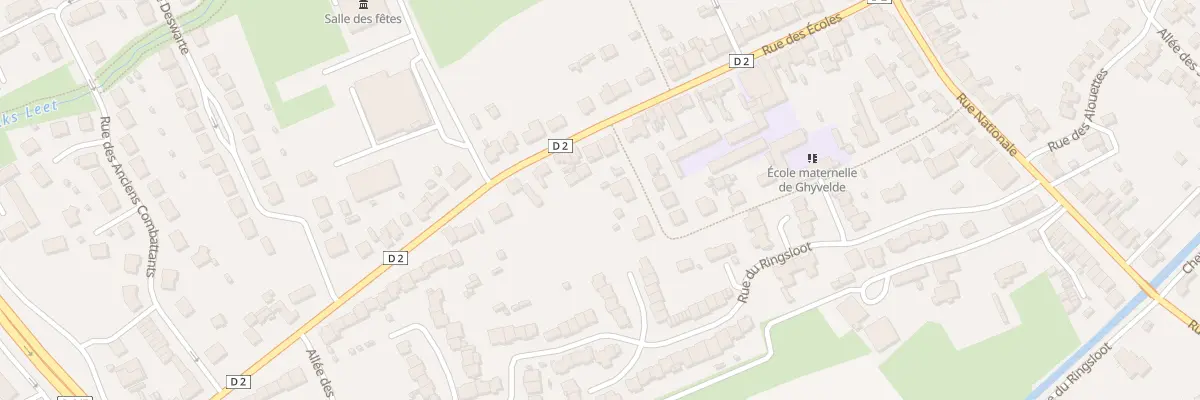 Plan du 35 Rue des Ecoles à Ghyvelde