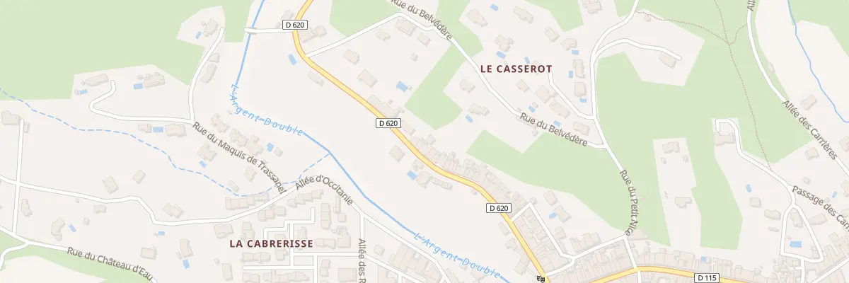 Plan du 54 Av de la Montagne Noire à Caunes-Minervois