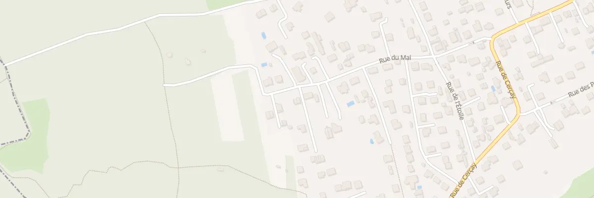Plan du 33 La Fontaine du Mai à Villecresnes