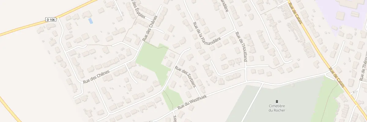 Plan du 22 Rue des Chataigniers à Hazebrouck