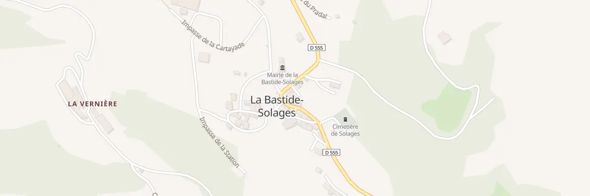 Plan du 5006 Solages à La Bastide-Solages