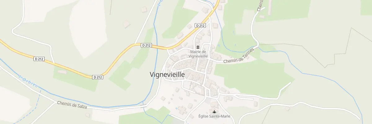 Plan du 7 Rue du Terrat à Vignevieille