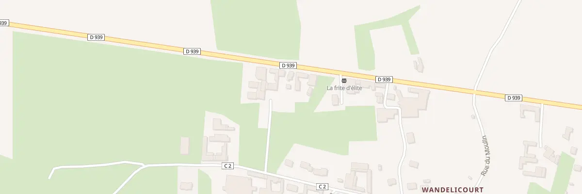 Plan du 21 Rte Nationale à Berles-Monchel